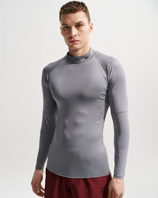 Nike Pro Men's Dri-FIT Fitness Mock-Neck Long-Sleeve Top. Nike.com